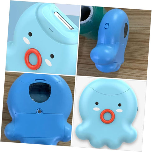 CHICAMPERA Trimmer Electric Nail Clipper Nail for Boy Girl and Toddlers Portable Scissors Manicure Kit Cartoon Octopus