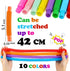 52 Pack 8-12 3 4 5 6 7 8 9 10 Pop Tubes, Sensory Toys Party Favors for Kids Fidget Toys for Anxiety Goodie Bag Stuffers