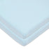 American Baby Company 2 Pack 100% Natural Cotton Fitted Cradle/Bassinet Sheets 36" x 18" - Blue