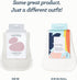 Pack 4 Esembly Overnighters Organic Cotton Cloth Diaper Booster Inserts with Stay-Dry Fleece Reusable Nighttime