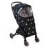 Cute Stroller Rain Cover, Universal Windproof Oxford Cloth, Practical Durable Snooze Shade for Outdoor (Black)