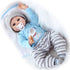 MAIHAO Reborn Baby Doll Clothes Outfit Accessories for 17-22 Inch Baby Doll Boy, Puppy Pattern 4pcs Set