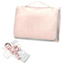 Kagirah Plain Light Pink Portable Changing Pad with Built-in Pillow, Waterproof Foldable Baby Diaper Changing Pads