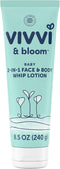 Vivvi & Bloom Gentle 2-in-1 Baby Lotion, Face and Body, for Delicate