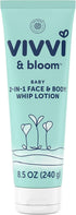 Vivvi & Bloom Gentle 2-in-1 Baby Lotion, Face and Body, for Delicate