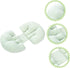 KICHOUSE U-Shaped Maternity Pillow for Ultimate Comfort