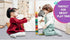 51" 46" Splat Mat for Under High Chair - Splash Mat | Large x Size | Washable & Water Resistant | Avoid Messes |
