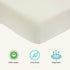 Trois Kilos Sept 100% 60 120 cm - Baby Fitted Sheet - Cotton - Oeko-Tex Label - Stretch Jersey - Vanilla - x
