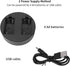 Tnfeeon Art Asteroid USB Battery Power Supply, Electronic Perpetual Motion Desk Toy for Home Office Decoration