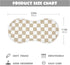 J JOYSAY 22''x11'' 4 sizex4 Checkered Plaid Dark Beige Baby Burp Cloths for Boys Girls Large Cotton Layer Baby Must