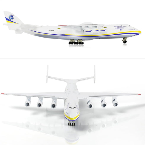 225 1/400 AN-225 225 Antonov Model Airplane Diecast Airplanes Mriya Aircraft Model with Stand an Cargo Plane Models Kit