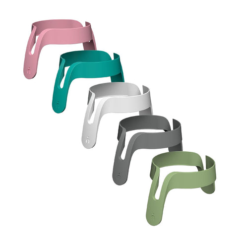 2-Pack, Nanobebe Flexy Bottle Handles, Easy-Grip Ergonomic Handles, Transitional Sippy Cup Handles Teal
