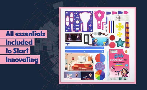 100+ 8 10 12 15 Butterfly EduFields STEM Projects | Girls Mini Engineering Kit for Ages Years | Ultimate DIY Science