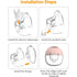 Greabuy 4pcs Silicone Duckbill Valves Rubber for Breast Accessories Maximize Milk Breast Pumps Silicone Breast