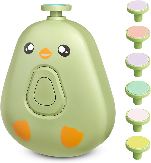 RE-WECHSEL Electric Baby Nail Trimmer Safe and Quiet Nail File for Infants and