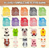 Learning Barn Toys for Toddlers 3+, 20 Pieces Farm Animal Finger Puppets, Montessori Counting and Matching Set