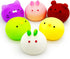 6 Pcs Mochi Squishy Toys for Kids Party Favors, Mini Round Animals Toys Kawaii Squishies for Classroom Prizes, Stress
