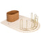 Boon ARC Modular Baby Bottle Drying Rack Includes Silicone Drying Mat, Accessory