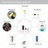 winforhour Set Electric Baby Bottle Brush Cleaner with Rechargeable Automatic Brush & Silicone Nipple/Straw Cleaners