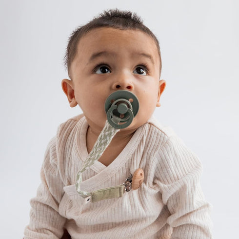 Sand/Vanilla Pacifier Clip for Babies