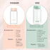 4 Packs,10oz Pumps&Nipples(4 COMI Wide Neck Glass Breastmilk Collection n Storage Bottle, with Screw Ring Sealing
