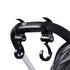 4 Pack, 360 10 lbs SUNVENO Stroller Hooks for Diaper Bag Baby Travel Essential Heavy Duty Rotating Clips, Universal