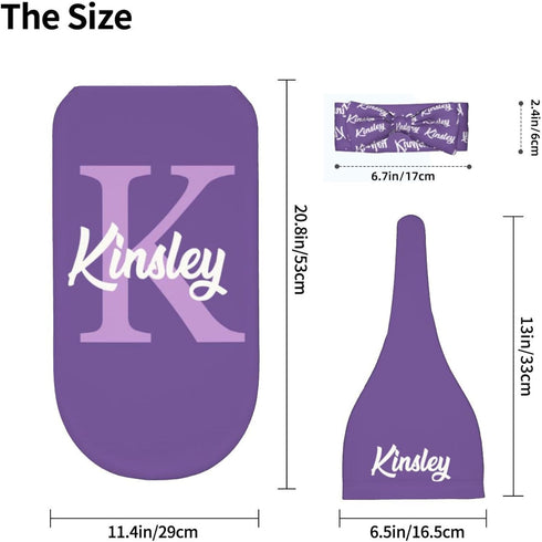 Set Personalized Baby Swaddle and Hat for Girls and Boys - Custom Baby Blankets with Initials