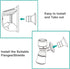 2PCS 19mm, S9/S12/S9Pro/S12Pro 24mm 19mm Flange Insert Compatible with Wearable Breast Pump Parts Replace, Pump