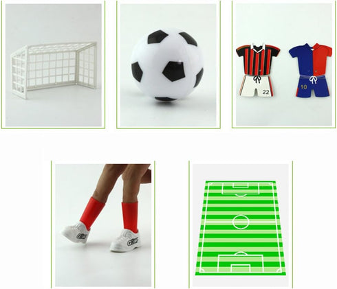 Finger Football Game Sets, Funny Family Party Finger Soccer Game with Two Goals