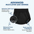 4Pcs AQX Cloth Diaper Covers for Adult, Reusable Waterproof Underwear for Incontinence, Leakproof High Waist Plastic