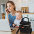 Pack, 6 9oz, Mancro Breastmilk Cooler Bag with Ice Insulated Baby Bottle Bag Fits Bottles up to Waterproof Breast Milk