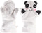 2Pcs Bath Gloves, Baby Bath Scrubber Mitts for Kids, Cotton White Newborn Bathing Accessories