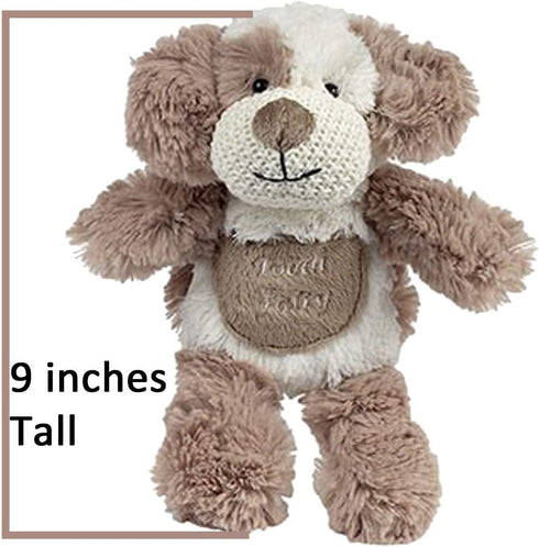 Maison Chic Tooth Fairy Pillow Max the Puppy Dog Stuffed Animal Plush Doll with Pocket, Perfect Loose Tooth Gift