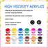 GODLIY Set Kids,5 Pack 12 Mini Acrylic Paint for Colors Washable Kids Paint kit,Perfect for Home Birthday Classroom