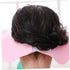 Vaguelly Adjustable Baby Shower Cap Silicone Infant Bathing Hat for Baby Shampoo Hat Cartoon Suitable for Haircuts