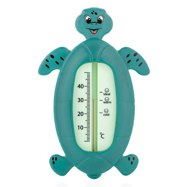 Reer Turtle Baby Thermometer for Bath, Child-Proof Bath Thermometer, Green