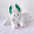 PEACH CAT Cute Bat Bunny Plush Pillow, Kawaii Stuffed Animal for Kids in White 12"