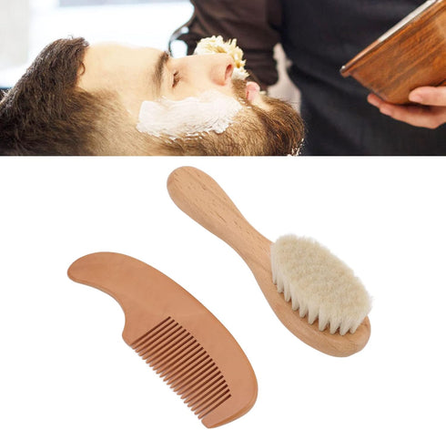 Set Walfront Baby Brush and Comb Multifunction Newborn Hairbrush for Men Hair Baby Bath