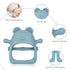 Baby Teething Toys for Infants 3+ Months, Set of 3 Easy to Hold Silicone Teething Mitten for Sensory Exploration