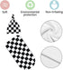 Tebjh Black and White Checkered Baby Stuff Swaddle Blanket Soft and Stretchy Newborn Swaddle Blankets Sack Receiving