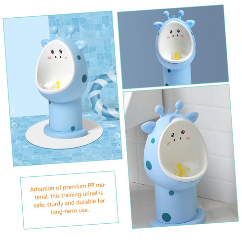 ORFOFE Potty Training Urinal for Boys with Height Suspension Hook Anti-Splash Design Cute Cartoon Pinwheel Target