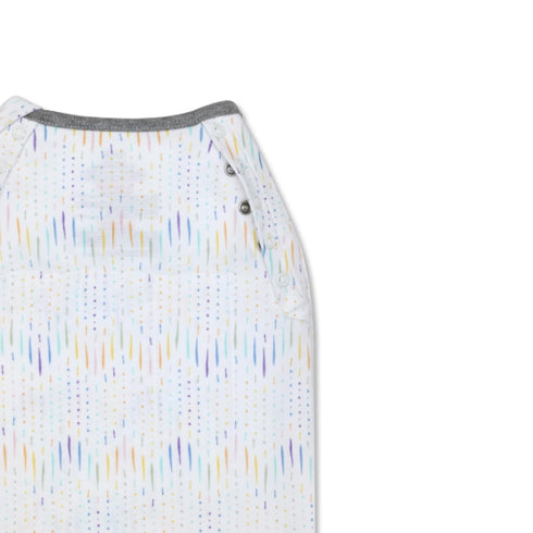 Nanit Swaddle Sleepwear - Chevron Raindrops - Newborn Size