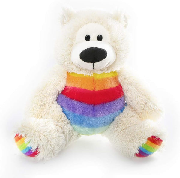 Plushland Rainbow Plush Teddy Bear, Sophie, Multicolor, 12 Inches Plush Bear for Kids