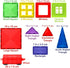 Desire Deluxe Magnetic Tiles Building Blocks Toy - STEM Educational Magnet Set for Kids, 57PC