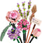 OSDUE Mini Bricks Flower Bouquet Building Sets, Artificial Flowers, DIY Unique Decoration Home,