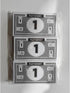 Play Money Compatible for Monopoly, 60 Each Bill Denomination, Mixed Colors: $1, $5, $10, $20, $50, $100, $500 (3 Set)