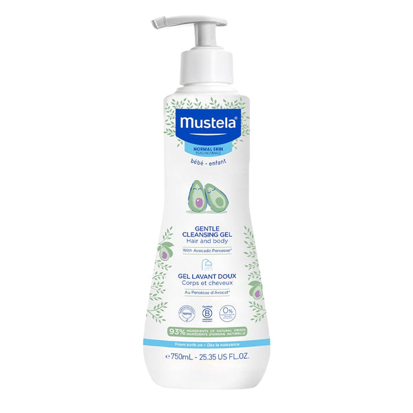 Mustela Baby Gentle Cleansing Gel - Baby Hair & Body Wash -