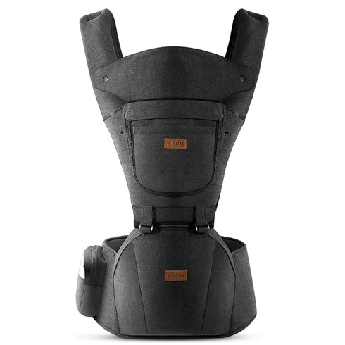 Acumas 44lbs, 6-in-1 Baby Carrier with Hip Seat, Baby Carrier Newborn to Toddler up to Ways to Carry, All Seasons