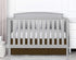 Linens Limited 100% 800 Count (24" 38") 10" Box Pleated Mini Crib Bed Skirt Premium Cotton Thread Nursery Crib Toddler