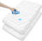 Pack and Play Mattress Pad Sheets Cover Waterproof 2 Pack, Soft Quilted